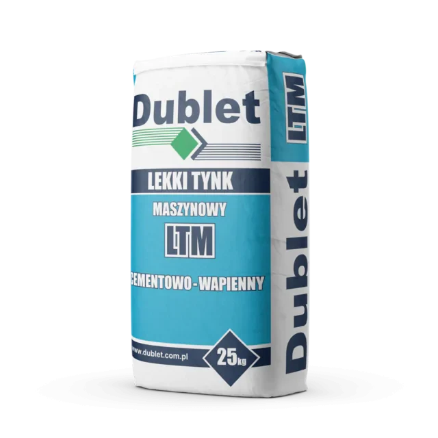 Lekki tynk maszynowy LTM DUBLET